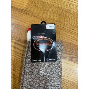 NEW 2-pair pack of Fox River Original Rockford Red Heel Monkey Socks